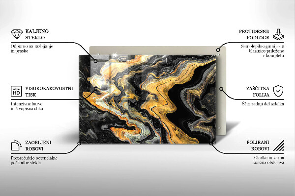 Cache plaque de cuisson Structure abstraite