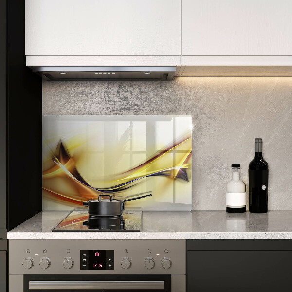 Protection plaque induction Lignes de lumière abstraites