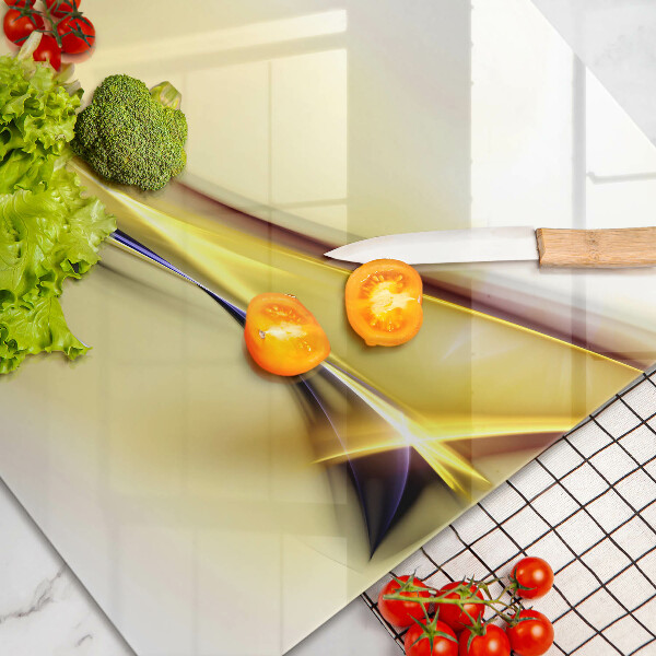 Protection plaque induction Lignes de lumière abstraites