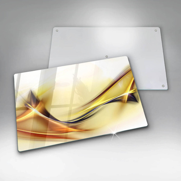 Protection plaque induction Lignes de lumière abstraites