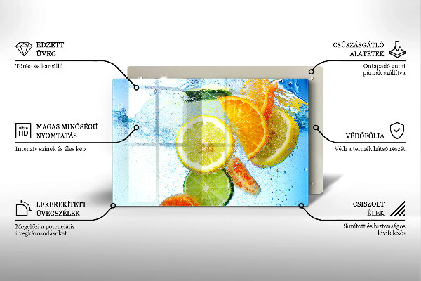 Protection plaque induction Eau d'agrumes juteuse