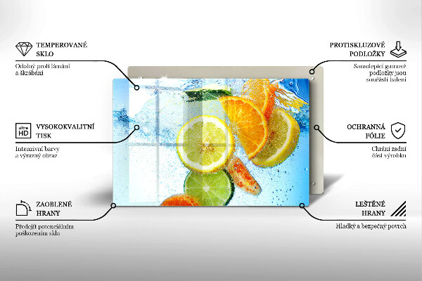 Protection plaque induction Eau d'agrumes juteuse