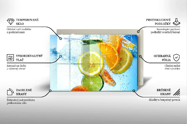 Protection plaque induction Eau d'agrumes juteuse