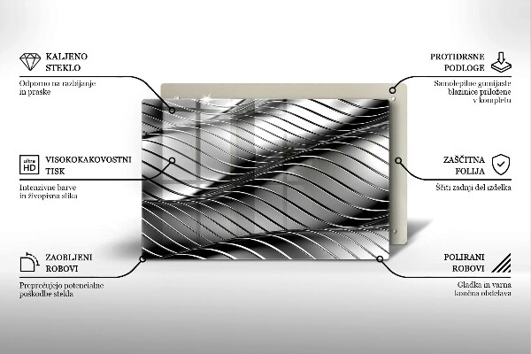 Protection plaque induction Structure métallique 3D