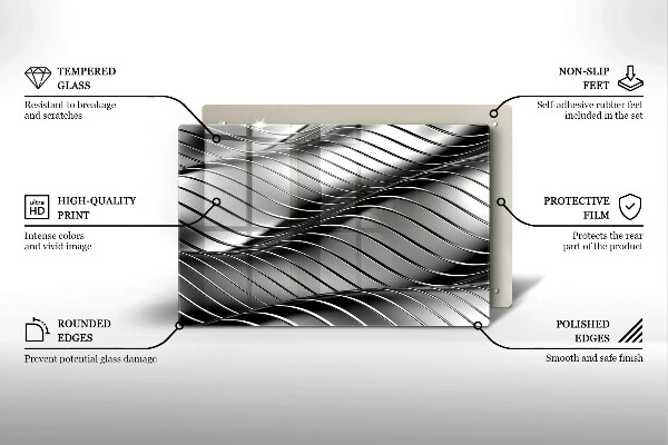 Protection plaque induction Structure métallique 3D