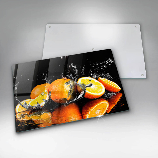 Cache plaque de cuisson Fruit orange juteux