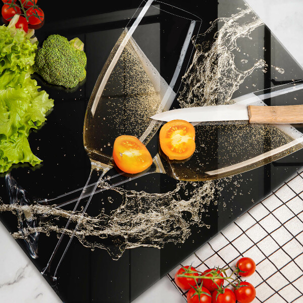 Cache plaque de cuisson Verres de champagne