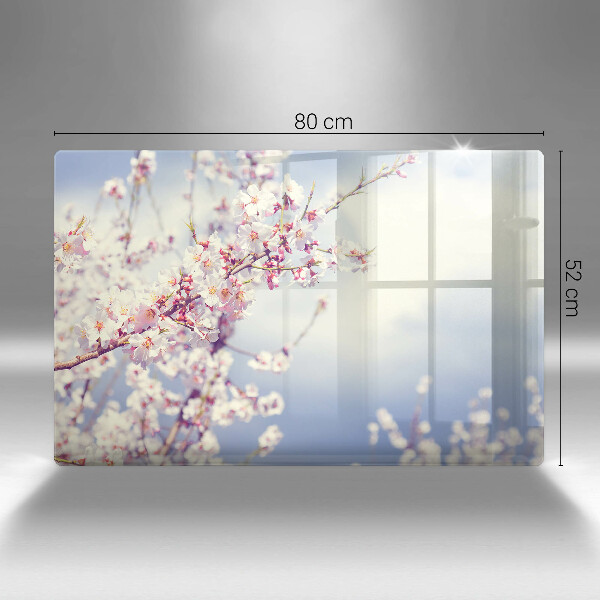 Cache plaque de cuisson Arbre en fleurs