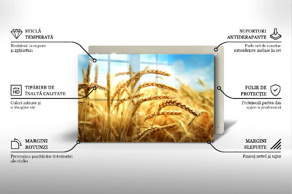 Cache plaque de cuisson Épis de céréales dans le champ