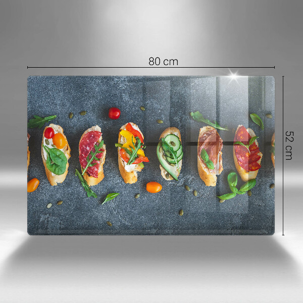 Cache plaque de cuisson Sandwichs colorés