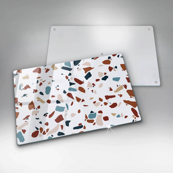 Protège plaque de cuisson Pierre décorative