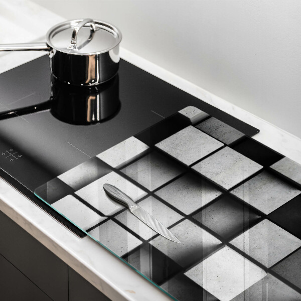 Protège plaque de cuisson Fond de géométrie 3D