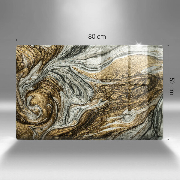 Protège plaque de cuisson Riche abstraction