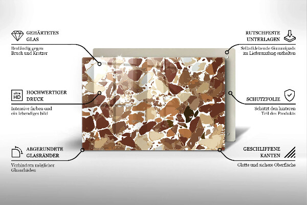 Protège plaque de cuisson Teintures décoratives pour pierre