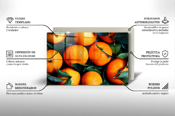 Protège plaque de cuisson Orange