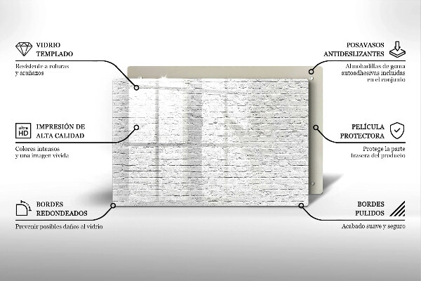 Protection plaque induction Mur de briques