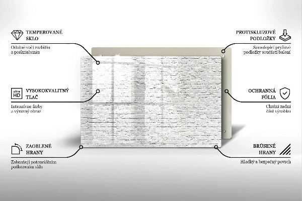 Protection plaque induction Mur de briques