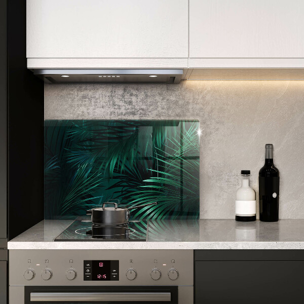 Cache plaque de cuisson Feuilles de la jungle sauvage