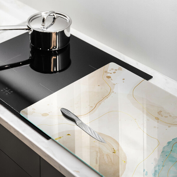 Cache plaque de cuisson Formes bohèmes lumineuses