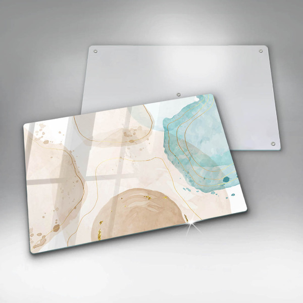 Cache plaque de cuisson Formes bohèmes lumineuses