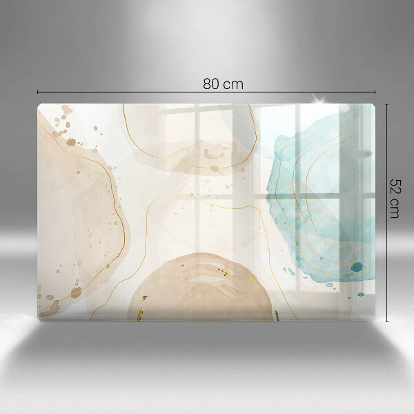 Cache plaque de cuisson Formes bohèmes lumineuses