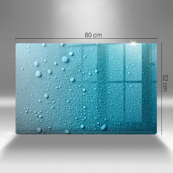 Cache plaque de cuisson Gouttes d'eau