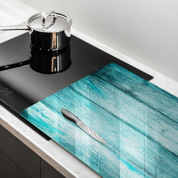 Cache plaque de cuisson Planches de bois vintage