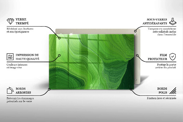 Cache plaque de cuisson Texture abstraite