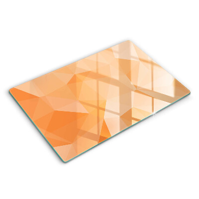 Cache plaque de cuisson Fond géométrique