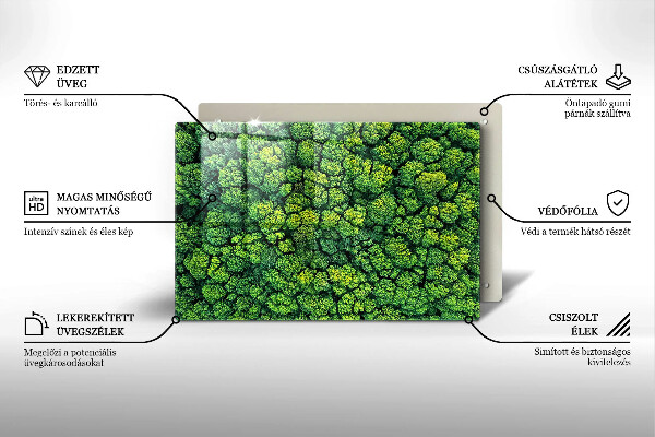 Protection plaque induction Plante de mousse naturelle