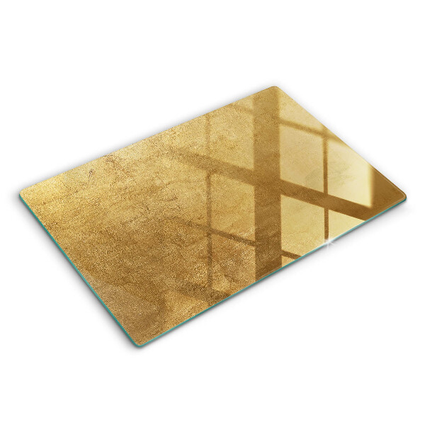 Protection plaque induction Fond de texture or