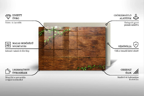 Protection plaque induction Planches et feuilles de bois