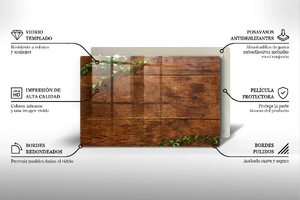 Protection plaque induction Planches et feuilles de bois