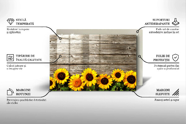 Protection plaque induction Tournesols sur les couvertures