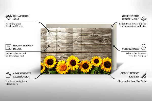 Protection plaque induction Tournesols sur les couvertures