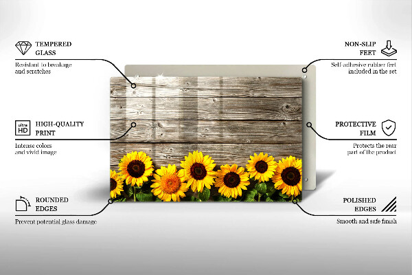 Protection plaque induction Tournesols sur les couvertures