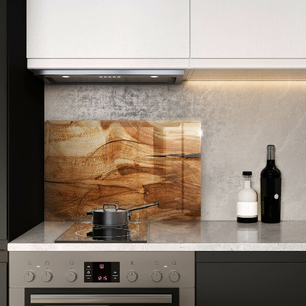 Protection plaque induction Texture de planche de bois