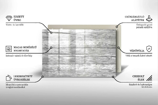 Protection plaque induction Vieilles planches de bois