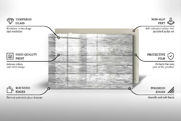 Protection plaque induction Vieilles planches de bois