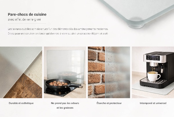 Couvre-plaque de cuisson en taille 80 × 52 cm