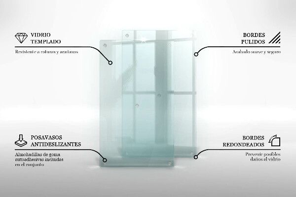 Protection plaque induction transparente 2x30x52 cm