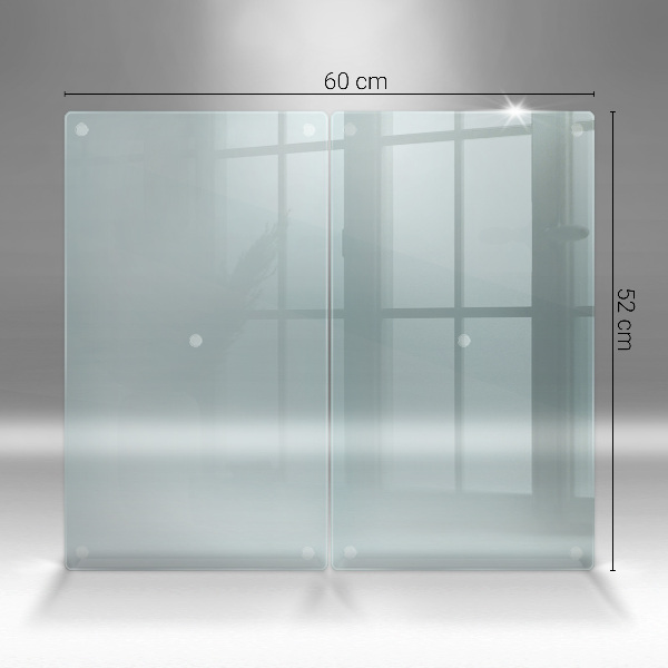 Protection plaque induction transparente 2x30x52 cm