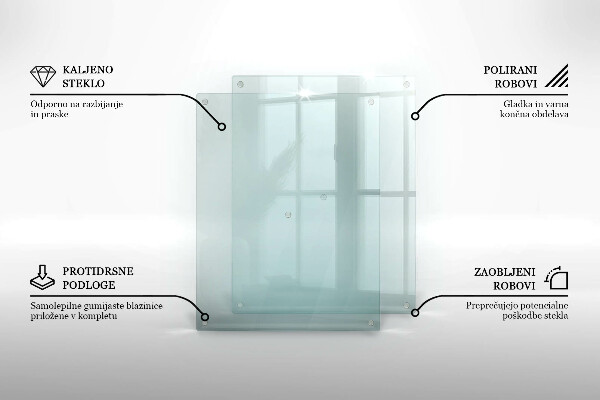 Protection pour plaque de cuisson transparente 2x40x52 cm