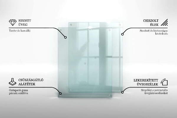 Protection pour plaque de cuisson transparente 2x40x52 cm