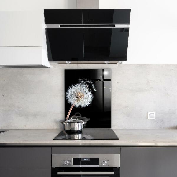 Crédence cuisine en verre Pissenlit pissenlit dans le vent