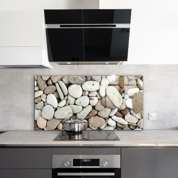 Crédence en verre Plage de galets