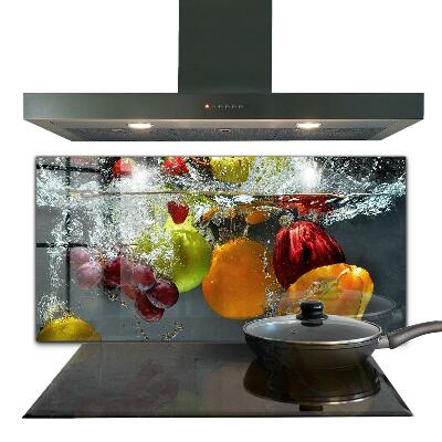 Crédence cuisine en verre Limonade aux fruits juteux