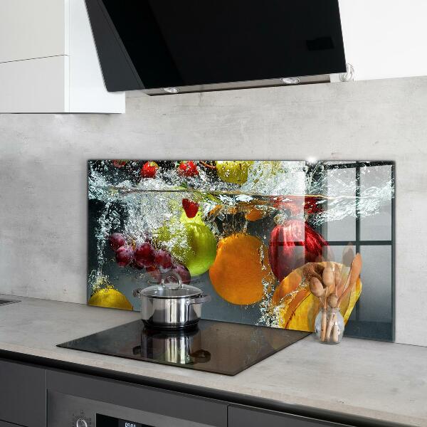 Crédence cuisine en verre Limonade aux fruits juteux