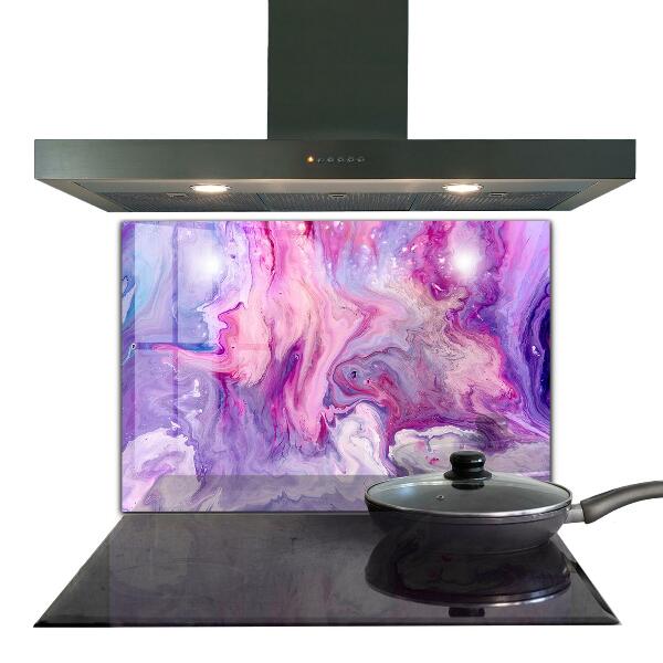 Crédence en verre Abstraction rose