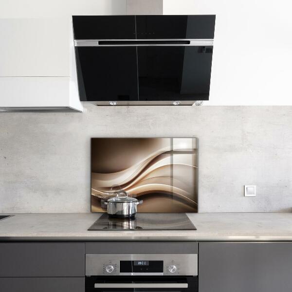 Crédence cuisine en verre Abstraction des vagues d'énergie